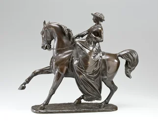 Konny posąg królowej Wiktorii, 1853 (brąz)